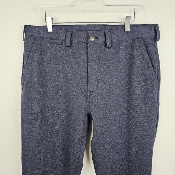 Duluth Trading Co Men's Standard Fit Incog-chinos Heather Navy Blue Pants 34x30 - Picture 4 of 14